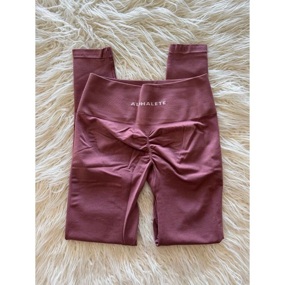 Alphalete Amplify Leggings Rose Size Small - Picture 4 of 7